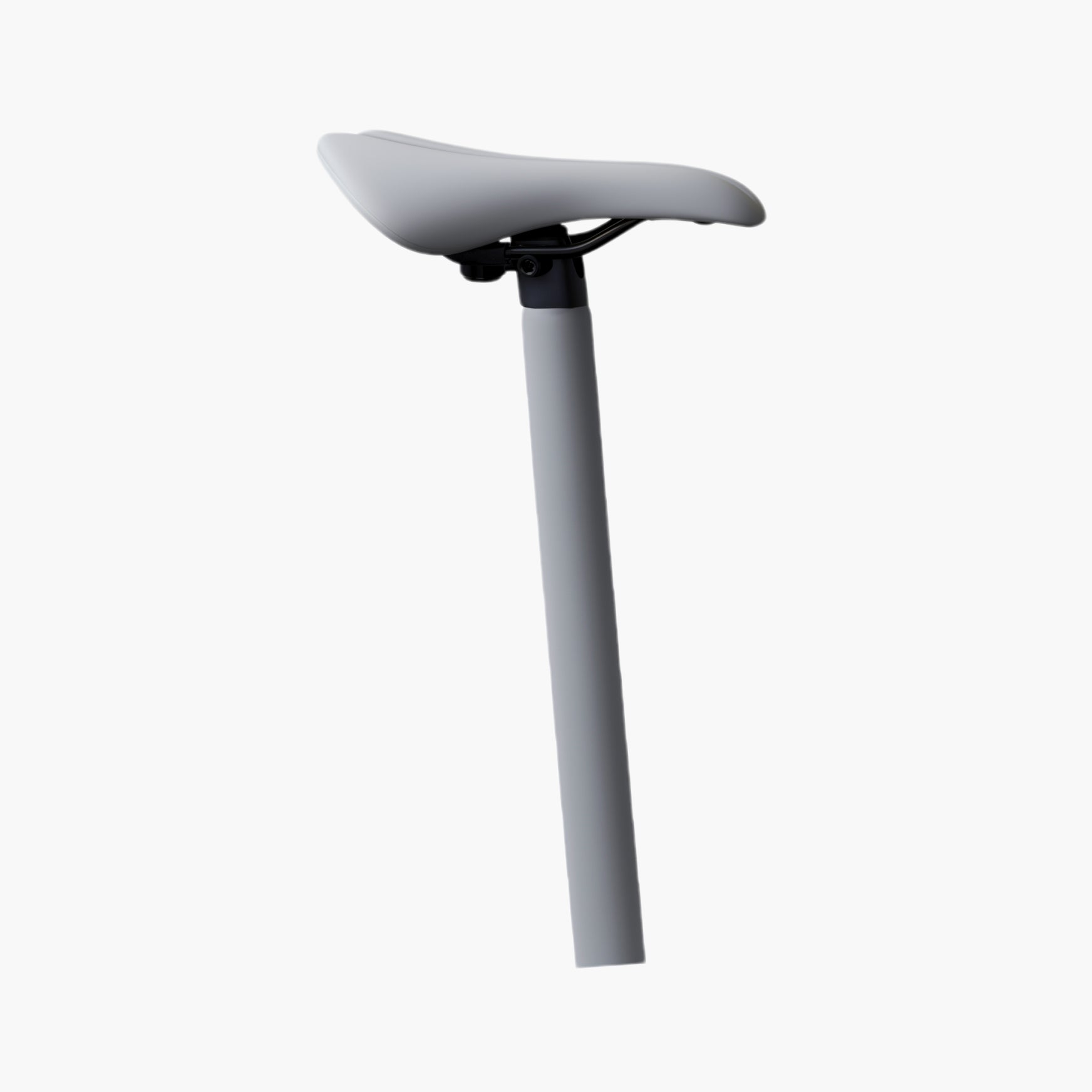 Saddle and Seatpost Gray