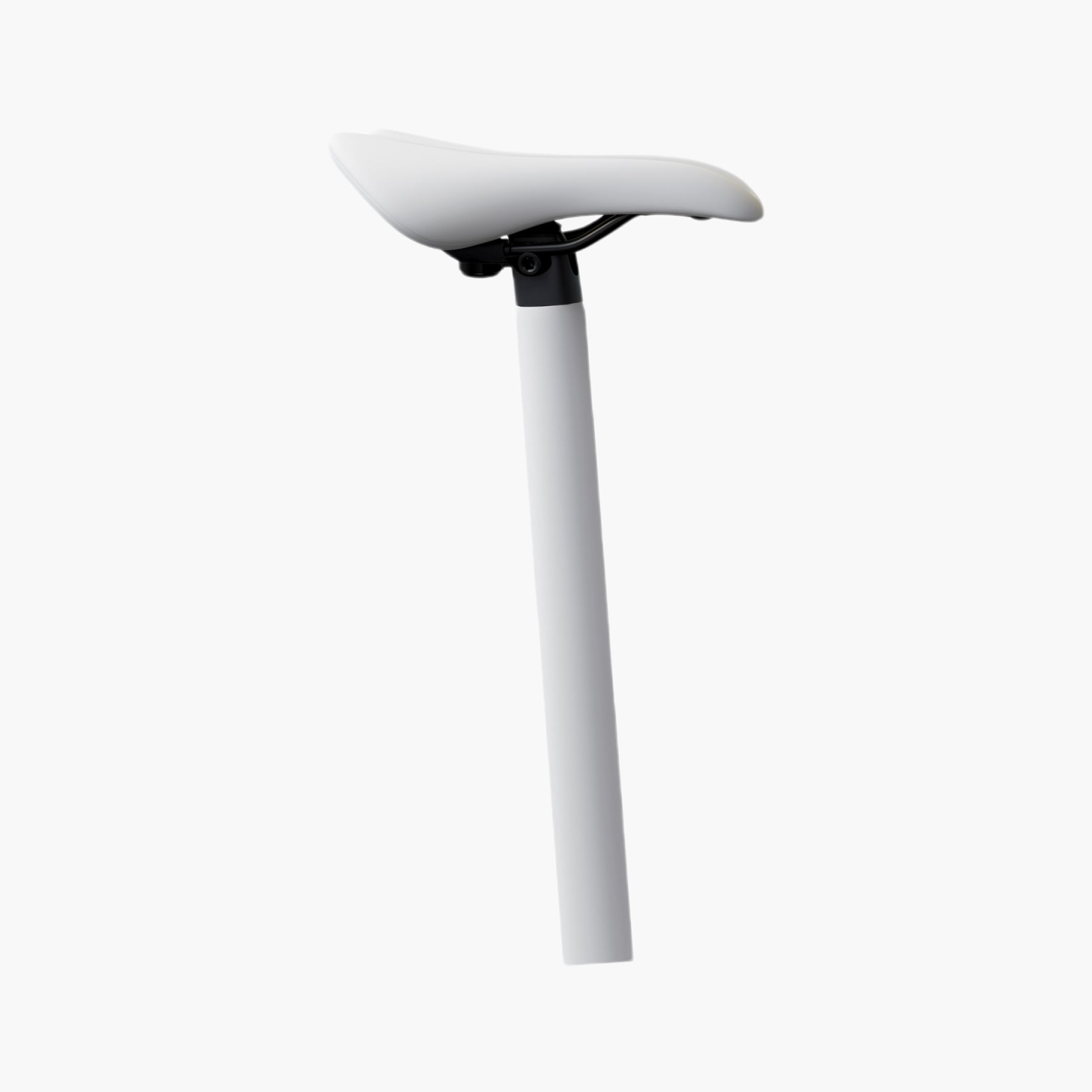 Saddle and Seatpost Silver