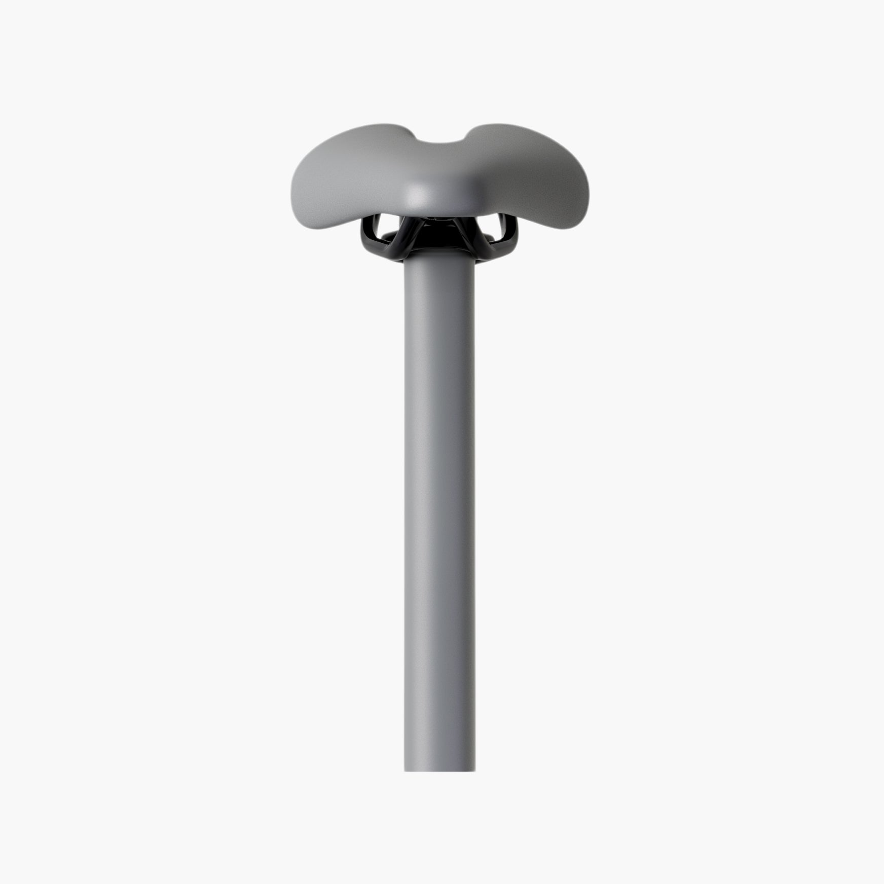 Saddle and Seatpost Gray